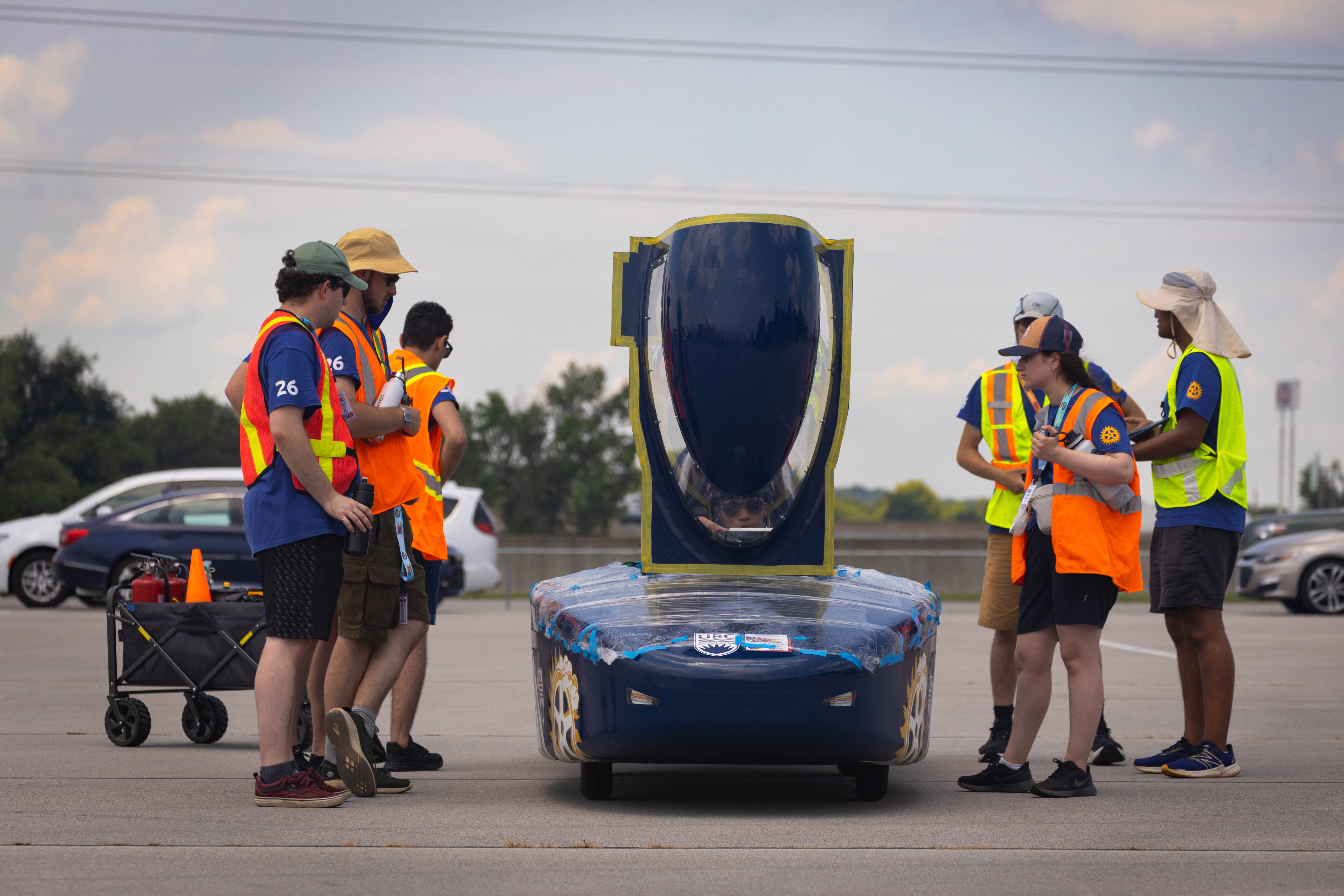 UBC Solar Brightside solar car at FSGP 2024